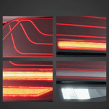 Voll LED dynamische Rückleuchten Set Laser Design Rot für VW Golf 7 VII 2013–2019