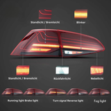 Voll LED dynamische Rückleuchten Set Laser Design Rot für VW Golf 7 VII 2013–2019