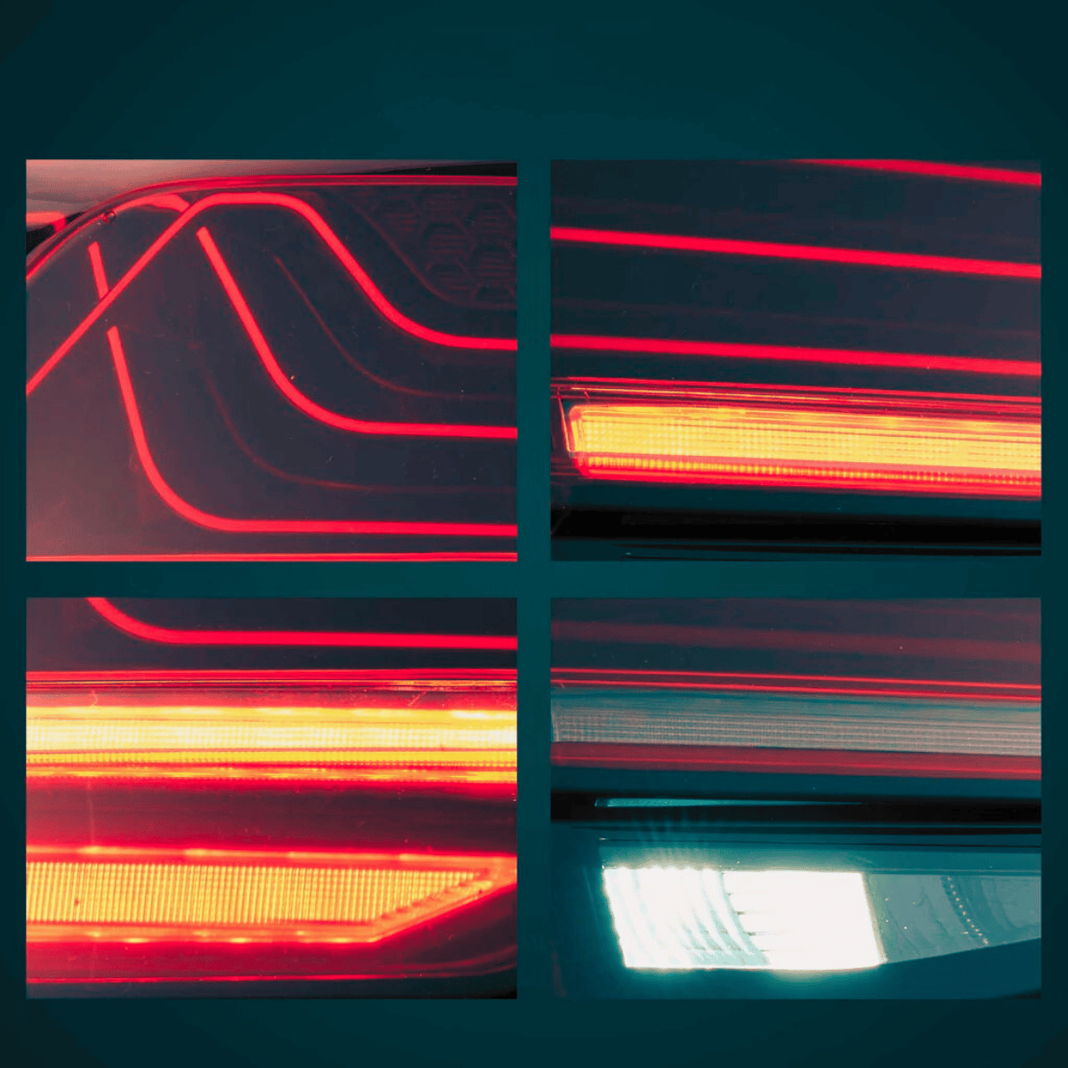Voll LED Rückleuchten Set Laser Design Smoke für VW Golf 7 VII Schrägheck 2013–2019