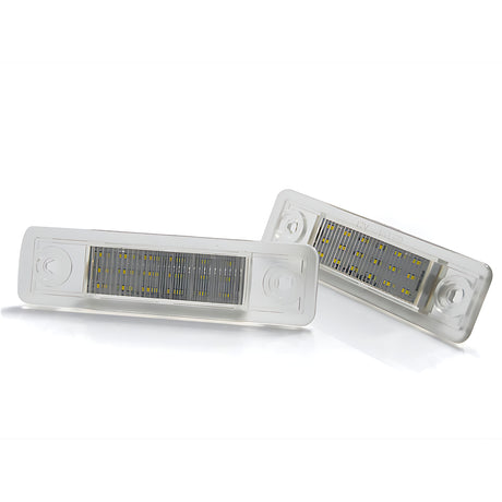 2er Set Kennzeichenbeleuchtung LED 12V für KFZ, Kennzeichenleuchten mit 18 LEDs