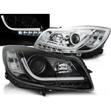 LED Light Tube Scheinwerfer Set für Opel Insignia 2008–2012 mit LED Tagfahrlicht
