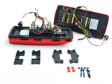 CR-Tuning rote LED-Rückleuchte mit Kabeln und Montagezubehör für KFZ-Tuning