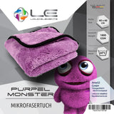 Liquid Elements Purple Monster Mikrofaser Tuch 1800 GSM polieren trocknen wachsen