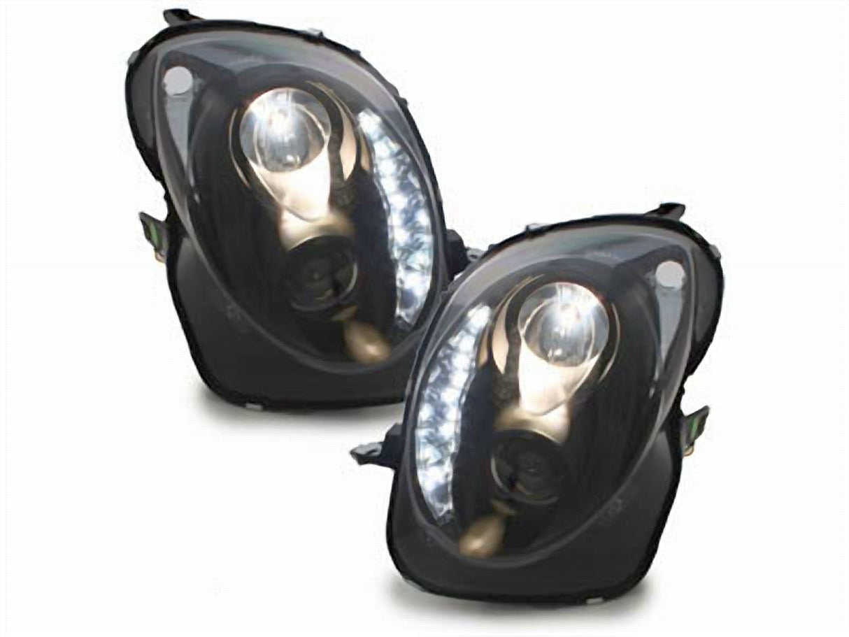 Led Scheinwerfer Set in schwarz für Alfa Romeo Mito 2008-2019