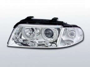 Angel Eyes Scheinwerfer Set in chrom für Audi A4 01.99-09.2000 - CR Tuning