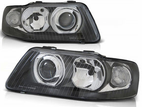 Scheinwerfer Set klarglas schwarz 09.2000-05.2003, LED-Scheinwerfer, Tuning Zubehör für Audi A3