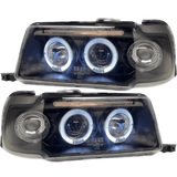 Angel Eyes Scheinwerfer Set in schwarz für AUDI 80 B4 09.1991-04.1996