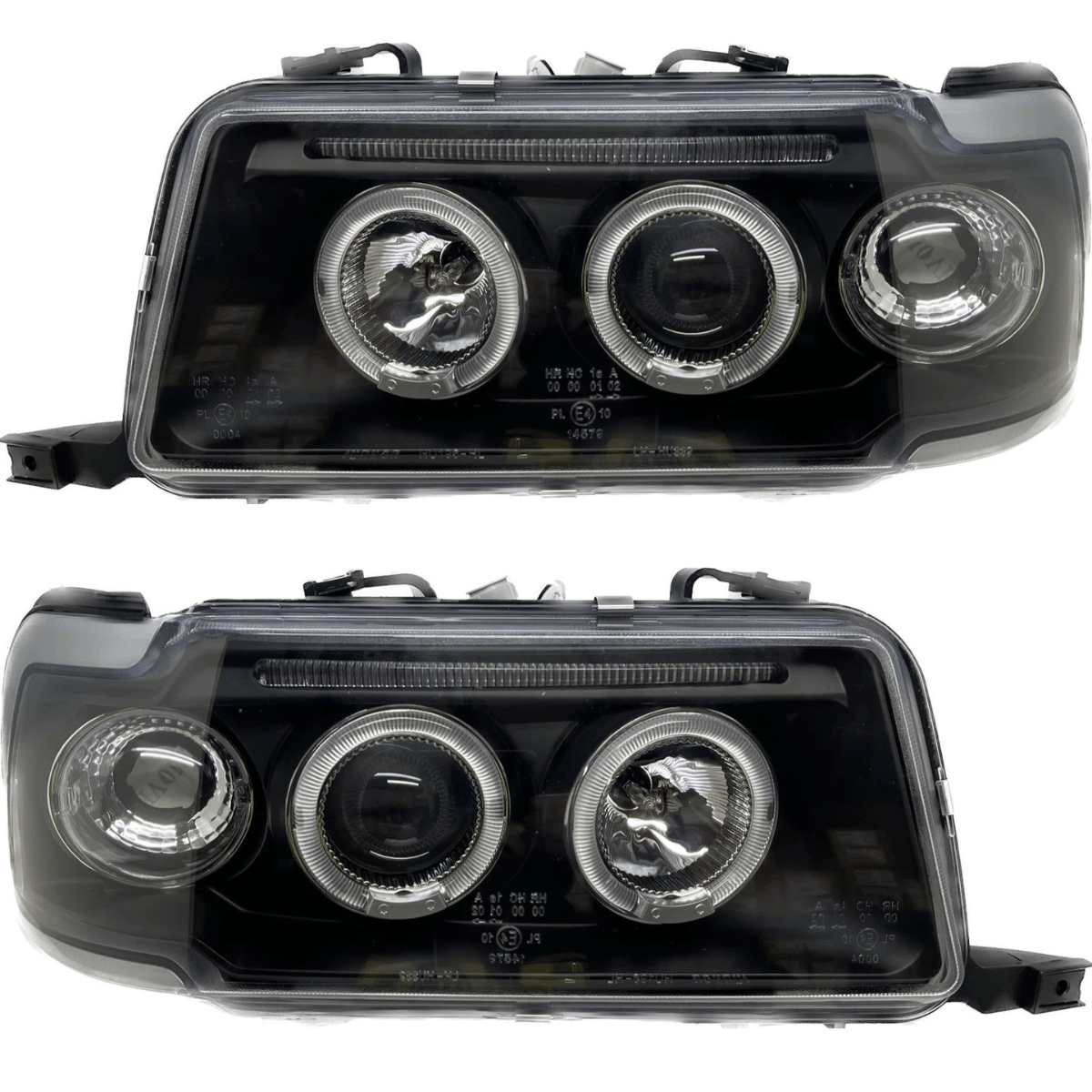 Angel Eyes Scheinwerfer Set in schwarz für AUDI 80 B4 09.1991-04.1996