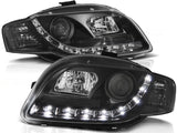 Led Scheinwerfer Set in schwarz für Audi A4 B7 11.2004-03.08
