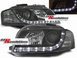 Led Scheinwerfer Set in schwarz für Audi A3 8P 05.2003-03.2008-