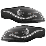 LED Scheinwerfer Set ür Audi A4 B7 + 8H schwarz 11.2004-03.2008