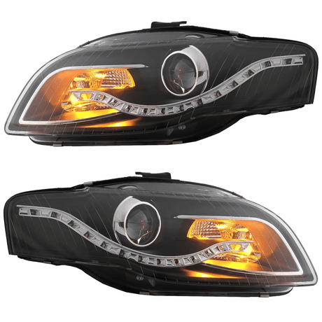 LED Scheinwerfer Set ür Audi A4 B7 + 8H schwarz 11.2004-03.2008