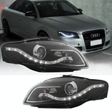 LED Scheinwerfer Set ür Audi A4 B7 + 8H schwarz 11.2004-03.2008