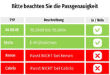 Scheinwerfer Set für Audi A4 B6 8E 10.2000-10.2004 schwarz
