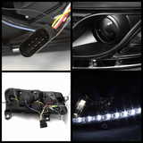 Led Scheinwerfer Set in schwarz für Audi A6 C6 4F 04.2004-2008