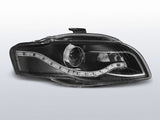 Led Scheinwerfer Set in schwarz DRL für Audi A4 B7 11.2004-03.08