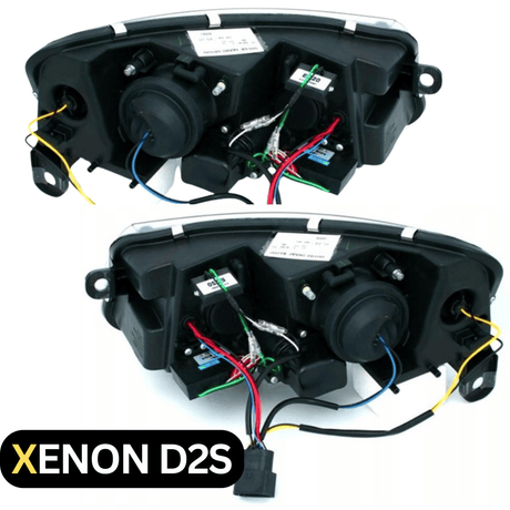 Xenon D2S Scheinwerfer Rückseite mit Kabeln und Vorschaltgeräten für KFZ-Tuning