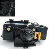 LED Scheinwerfer Rückseite mit Anschlussstecker und Widerständen für KFZ Tuning