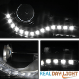 LED Scheinwerfer Set für Audi A4 B8 2008–2011 LED Tagfahrlicht Schwarz