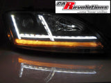 Led Scheinwerfer dynamische Blinker 8S Look schwarz für Audi TT 8J 06-10