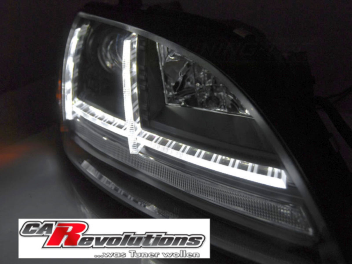 Led Scheinwerfer dynamische Blinker 8S Look schwarz für Audi TT 8J 06-10