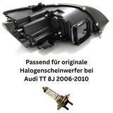 Led Scheinwerfer dynamische Blinker 8S Look schwarz für Audi TT 8J 06-10 - CR Tuning