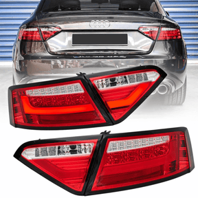 LED Rückleuchten rot für Audi A5 2007-2011 Coupe Cabrio Sportback, Tuning Rücklichter