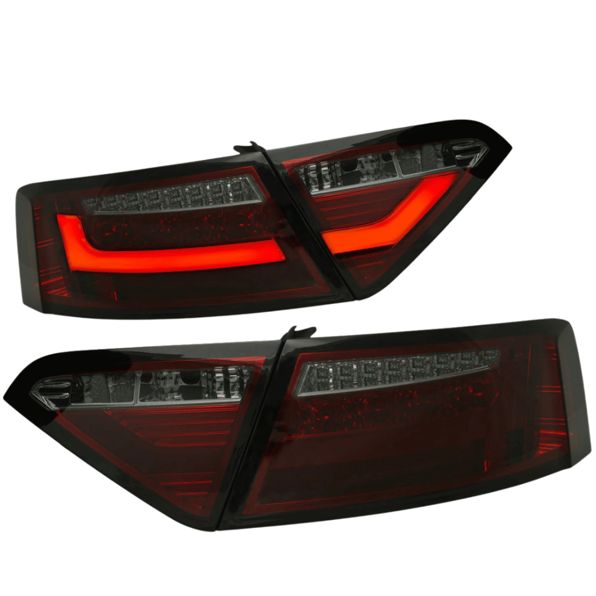 LED Rückleuchten für Audi A4 B8 Avant mit dynamischem Blinker und rotem Akzentlicht