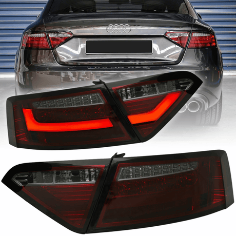 LED Rückleuchten Set Audi A5 2007-2011 rot smoke Coupe Cabrio Sportback Tuning