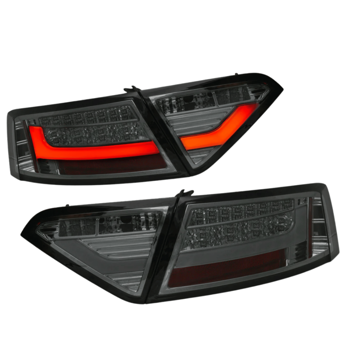 Schwarze LED Rückleuchten für Audi A4 B8 mit dynamischem Blinker und Tagfahrlicht-Optik