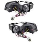 Halogen Scheinwerfer Set für Audi A4 B7 2004–2008 Chrom LED Standlicht & Blinker