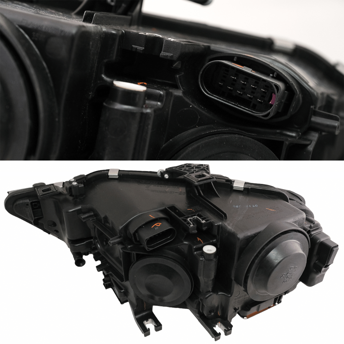 LED Scheinwerfer Set Schwarz für Audi A4 B8 2012–2015 mit Tagfahrlicht & LED Standlicht