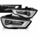LED Tagfahrlicht Scheinwerfer Set für Audi A3 8V schwarz 2012-2016