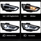 LED Scheinwerfer: Tagfahrlicht, Blinker, Abblendlicht, Fernlicht für Tuning für Audi A3 8V