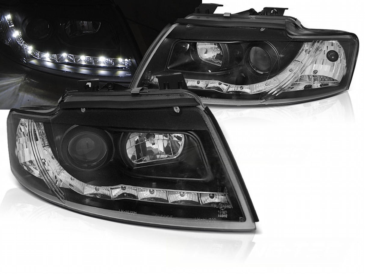 LED Scheinwerfer Set für Audi A4 8H B6 CABRIO in schwarz 02-06