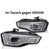 CR-Tuning Audi A4 B8 LED Scheinwerfer im Tausch gegen Xenon mit Tagfahrlicht-Optik