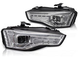 Xenon Scheinwerfer Set Chrom mit dynamischen LED Blinkern für Audi A5 8T 2011-2016