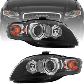 Xenon Scheinwerfer Set für Audi A4 B7 2004-2008 Limousine Avant Cabrio Schwarz