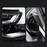 Xenon Nachrüst-Scheinwerfer Set Schwarz für Audi A3 8V 2012–2016 LED Tagfahrlicht