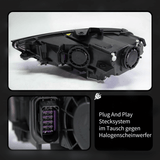 Xenon Nachrüst-Scheinwerfer Set Schwarz für Audi A3 8V 2012–2016 LED Tagfahrlicht