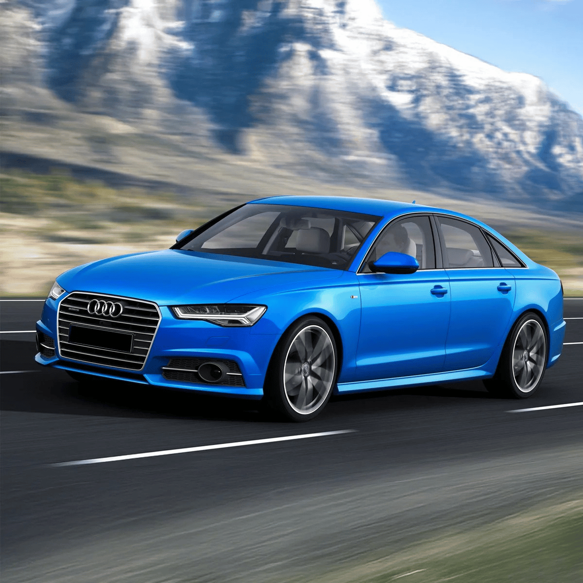 Voll LED Scheinwerfer Set für Audi A6 C7 2014–2018 mit Tagfahrlicht schwarz