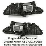 Voll LED Scheinwerfer Set für Audi A6 C7 2014–2018 mit Tagfahrlicht schwarz
