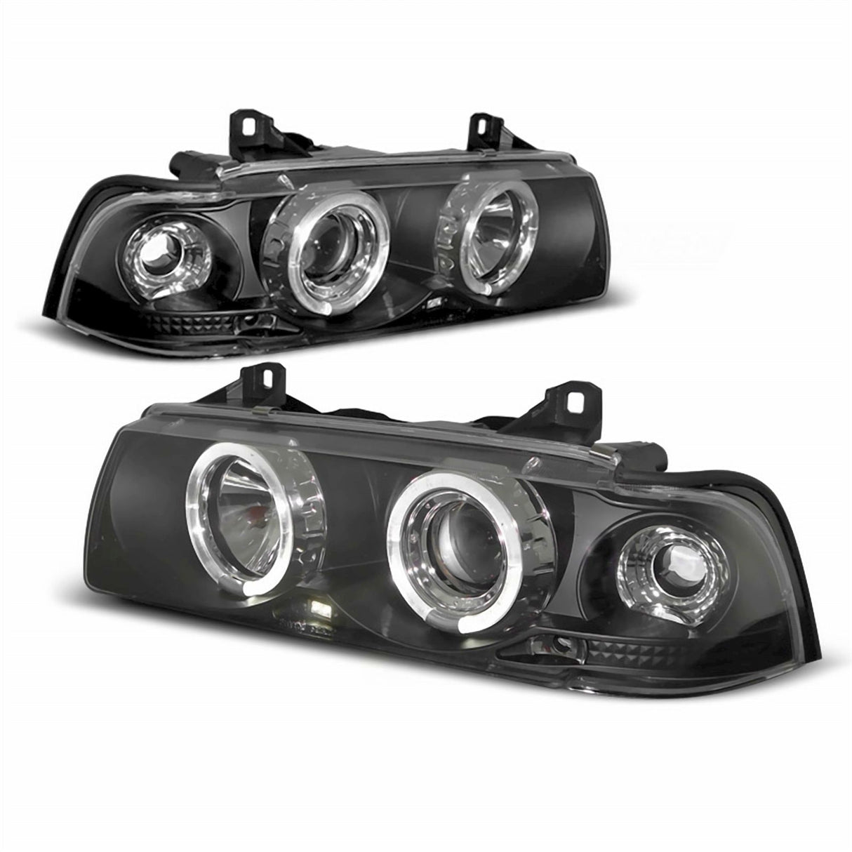 Angel Eyes Scheinwerfer Set schwarz für BMW E36 12.1990-08.1999