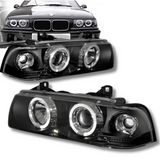 Angel Eyes Scheinwerfer Set schwarz für BMW E36 Coupe Cabrio 12.1990-08.1999
