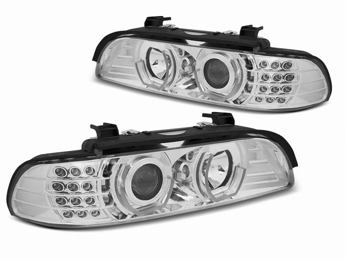 Led Scheinwerfer Set in chrom für BMW E39 09.95-06.2003