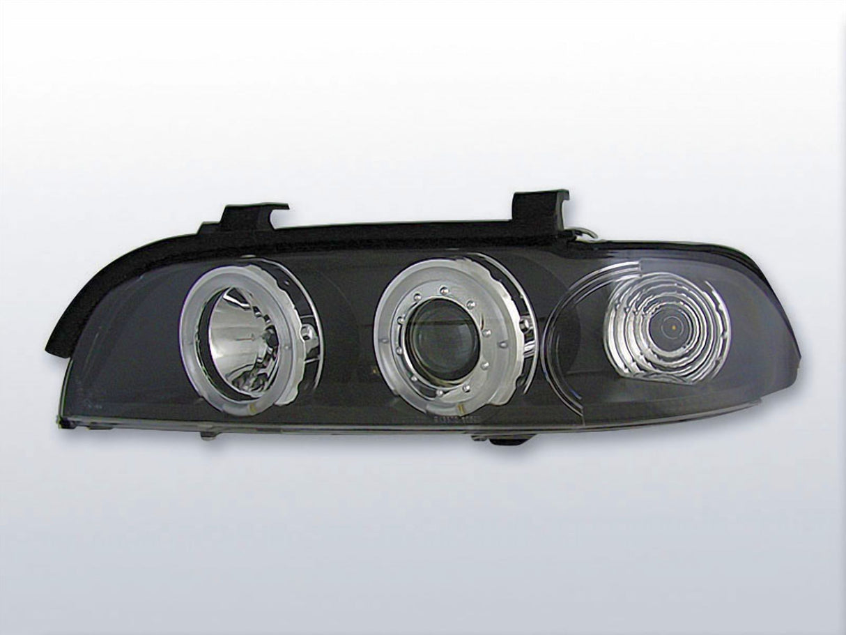 Angel Eyes Scheinwerfer Set in schwarz für BMW E39 09.95-06.2003