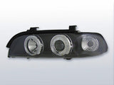Angel Eyes Scheinwerfer Set in schwarz für BMW E39 09.95-06.2003