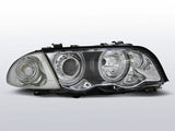 Angel Eyes Scheinwerfer Set in chrom für BMW E46 05.1998-08.2001 S/T
