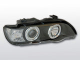 Angel Eyes Scheinwerfer Set in schwarz für BMW X5 E53 09.1999-10.2003