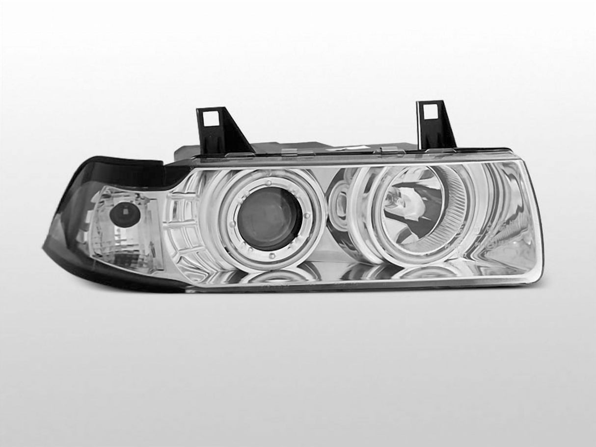 CCFL Angel Eyes Scheinwerfer Set in chrom für BMW E36 12.1990-08.1999